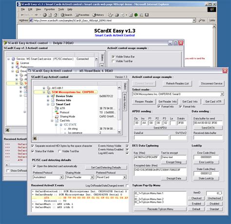 SCardX Easy :: Smart Cards ActiveX control download page